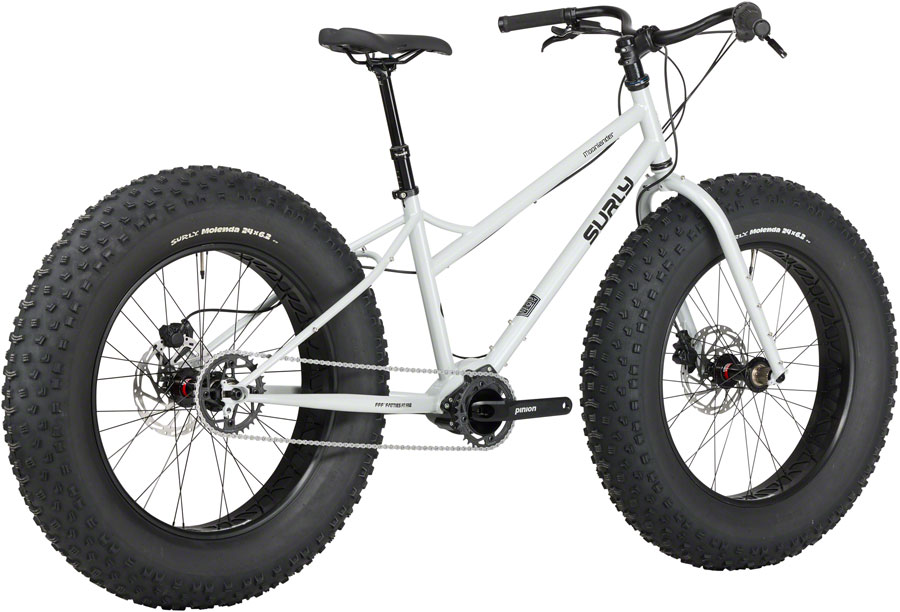 Surly Moonlander Fat Tire Bike - 24", Steel, Lunar Dust Gray - Image 3