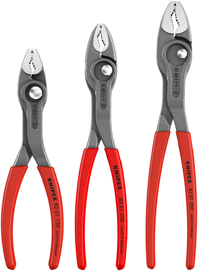 Knipex 3 Pc TwinGrip Pliers Set Plastic Dipped 6"/8"/10") Knipex 3 Pc TwinGrip Pliers Set Plastic Dipped 6"/8"/10")