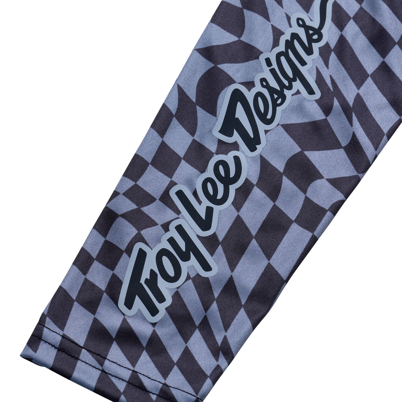 Womens Lilium Long Sleeve Jersey Twisted Checkers Black / Gray - Image 4
