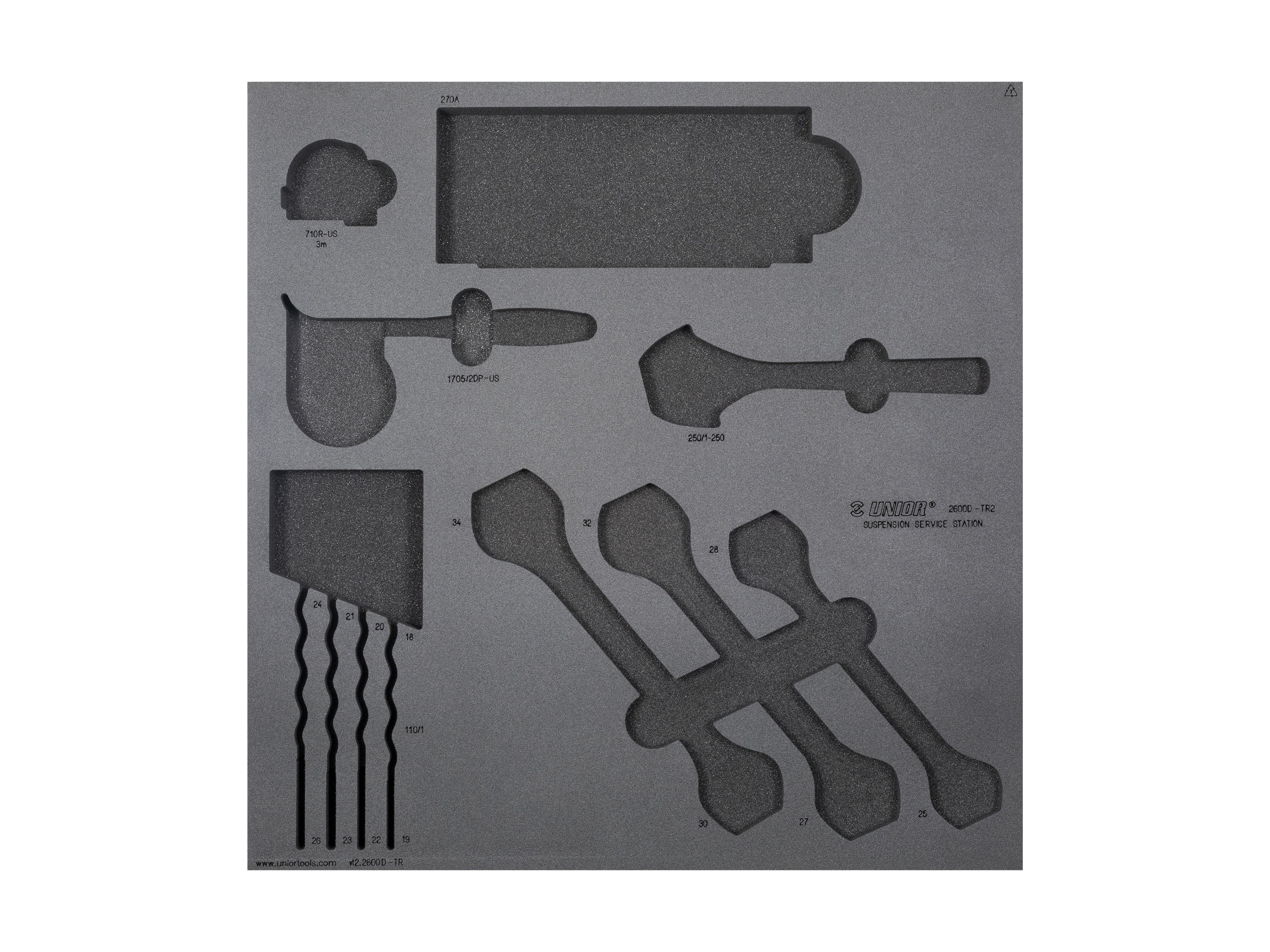 Unior Drawer Foam Insert Suspension 2 Tool