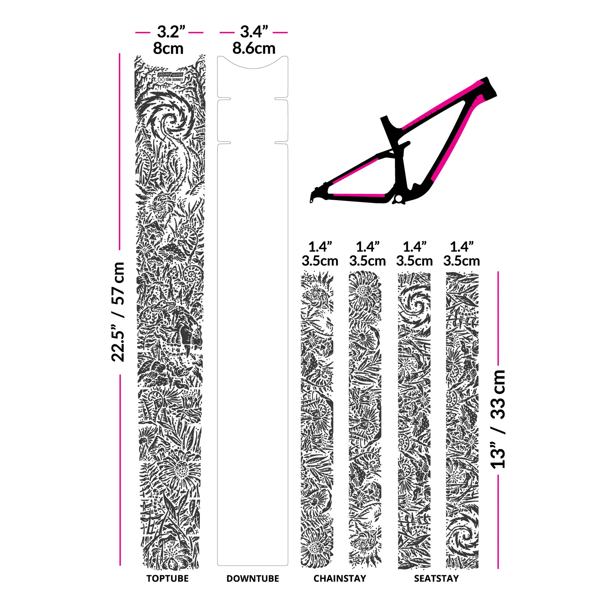 Ground Keeper Frame Keeper Pedalhead Ash Gloss  