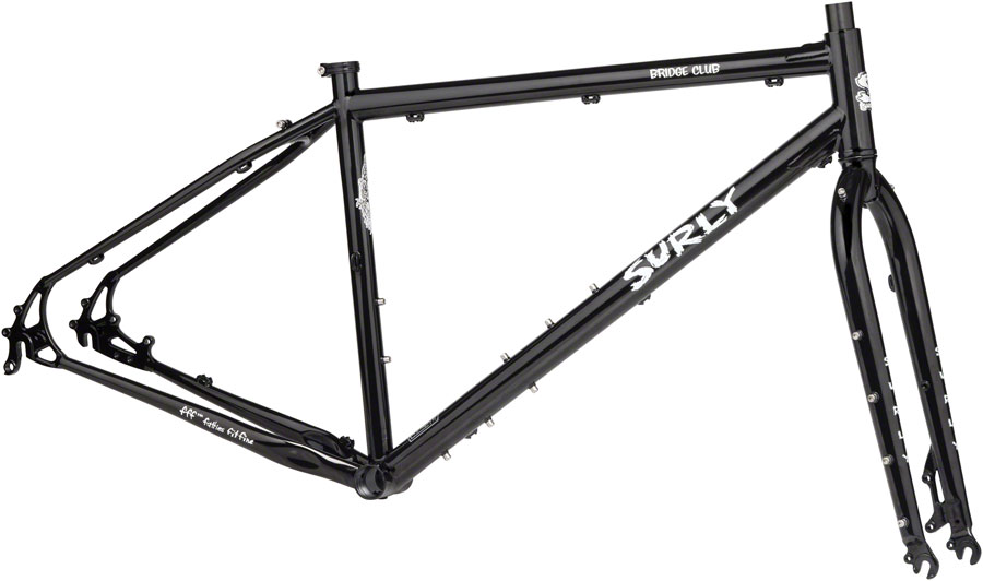 Surly Bridge Club Frameset - 27.5", Steel, Trevor's Closet Black