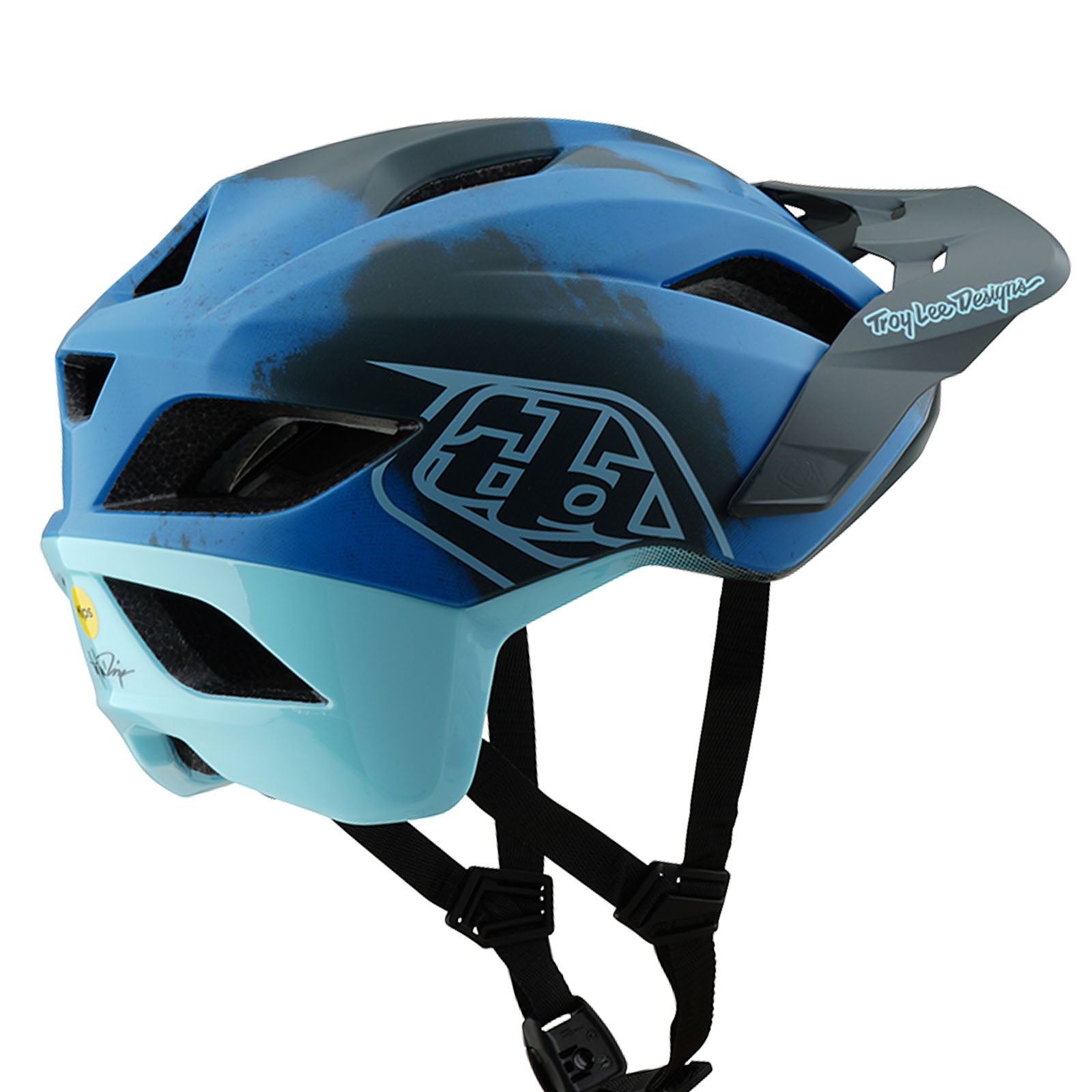 Flowline SE Helmet Badge Camo Blue - Image 2