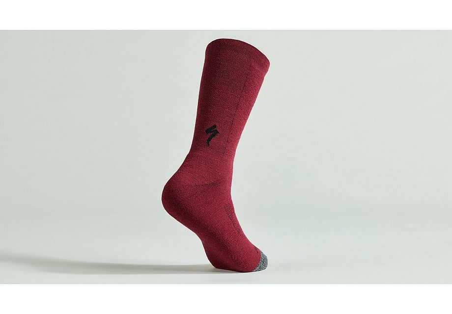 Specialized Merino Deep Winter Tall Sock Maroon L