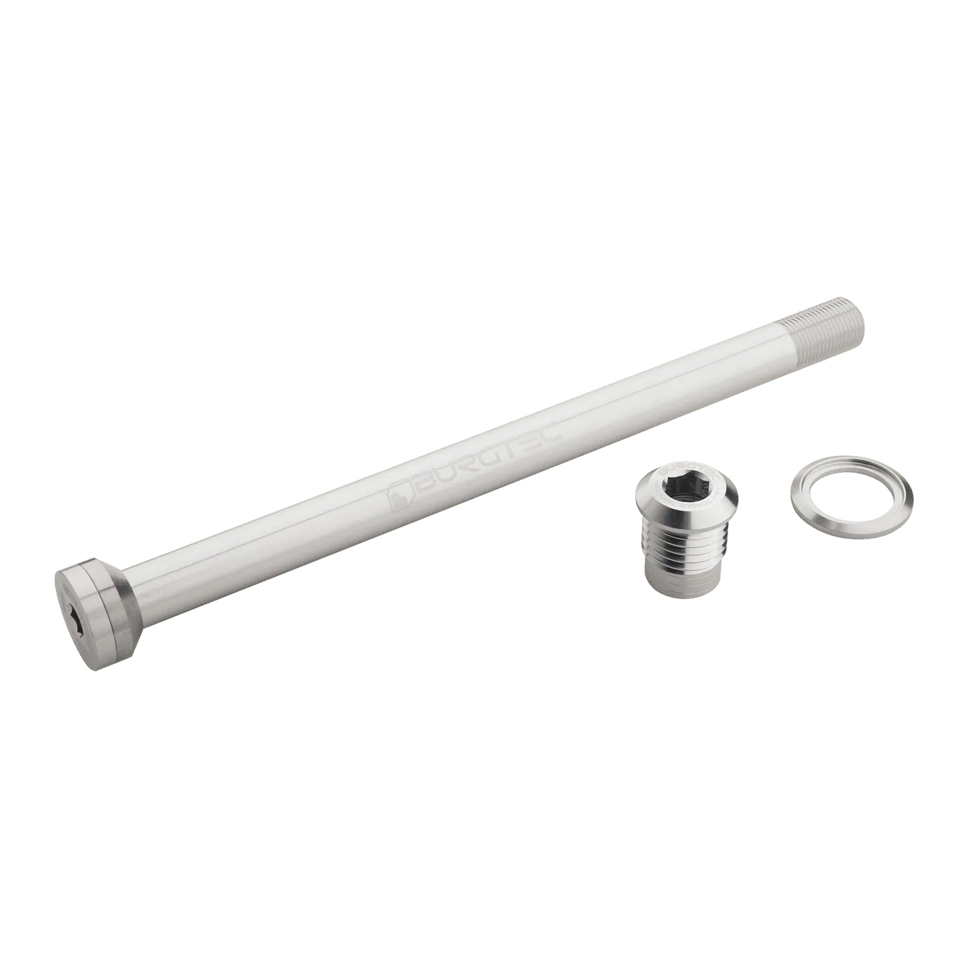 Burgtec Propain 175mm Rear Axle - Rhodium Silver