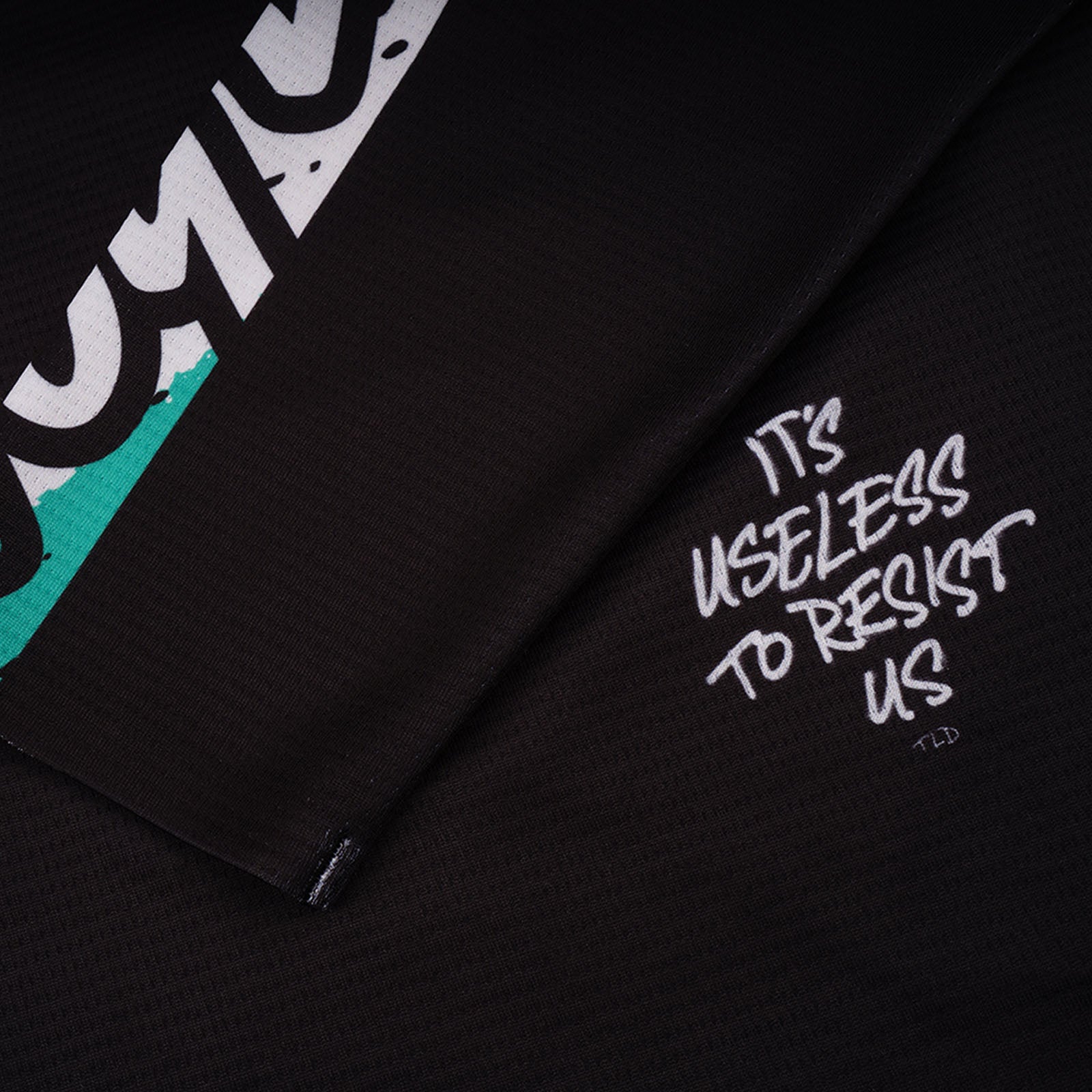 Youth Sprint Jersey Full Pull Black - Image 6