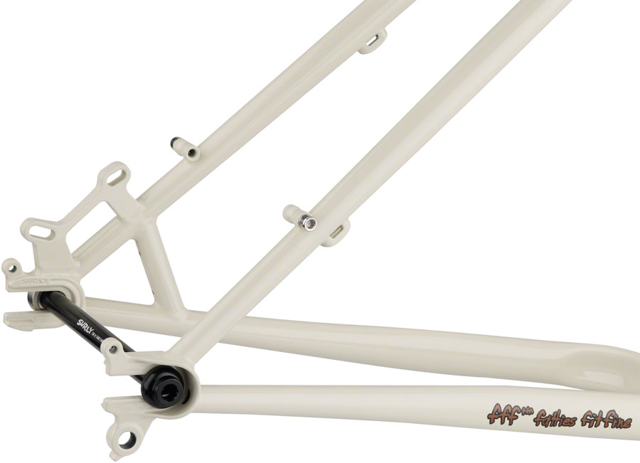 Surly Karate Monkey Frameset - 27.5", Steel, Snow Mold White - Image 4