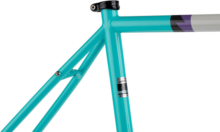 All-City Gorilla Monsoon Frameset - 650b, Steel, Aqua Seafoam - Image 3