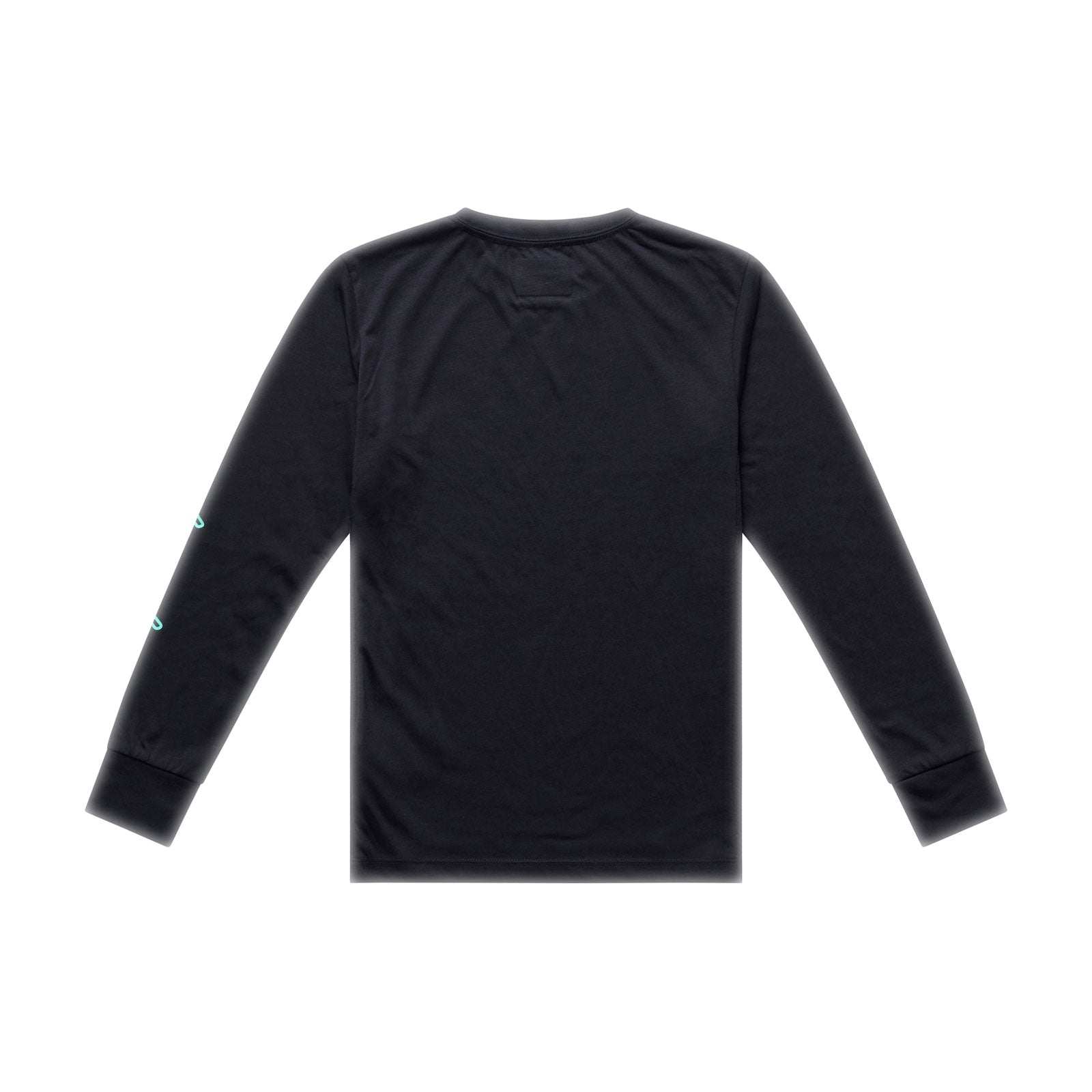 Youth Skyline Ride LS Tee Signature Black / Real Teal - Image 2