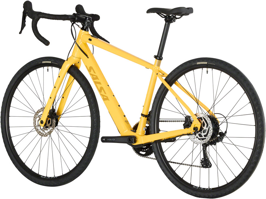 Salsa Confluence Drop Bar GRX 600 2x Ebike - 700c, Aluminum, Yellow - Image 3