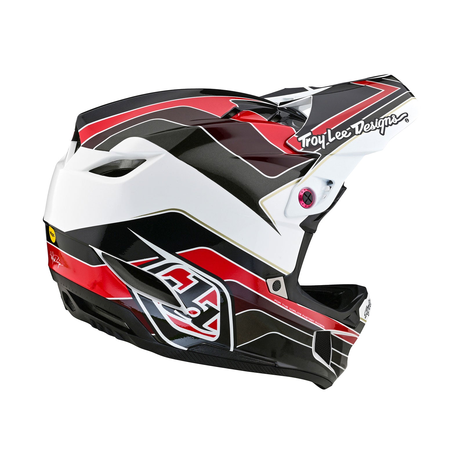 D4 Polyacrylite Helmet Block Charcoal / Red - Image 4