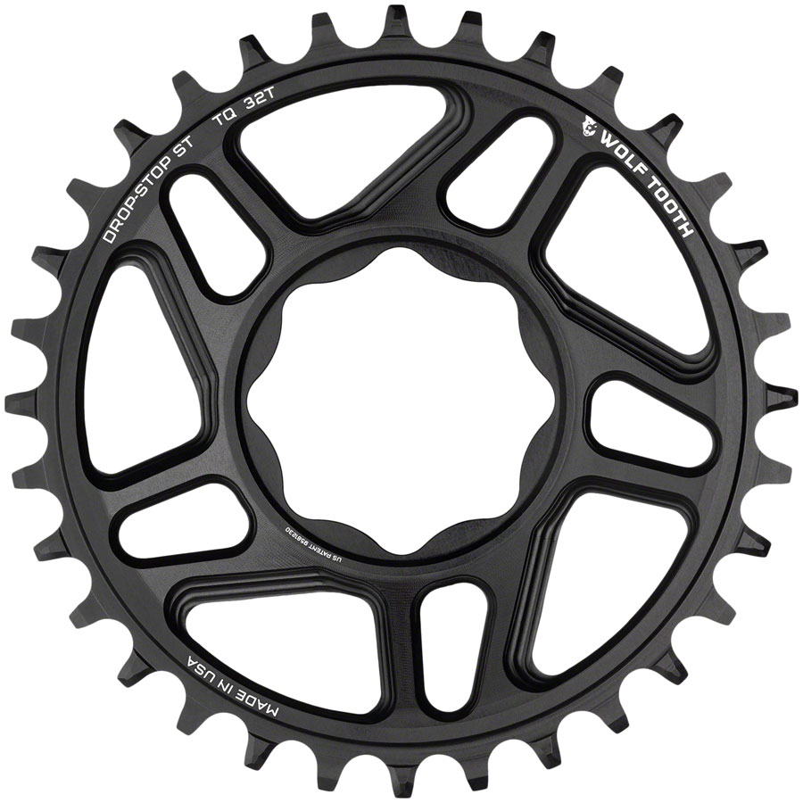 Wolf Tooth Trek TQ Direct Mount Chainring - Drop-Stop ST Black