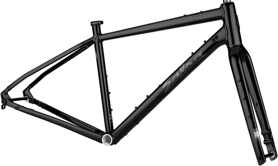 Salsa Journeyer Drop Bar Frameset - 700c/650b, Aluminum, Black