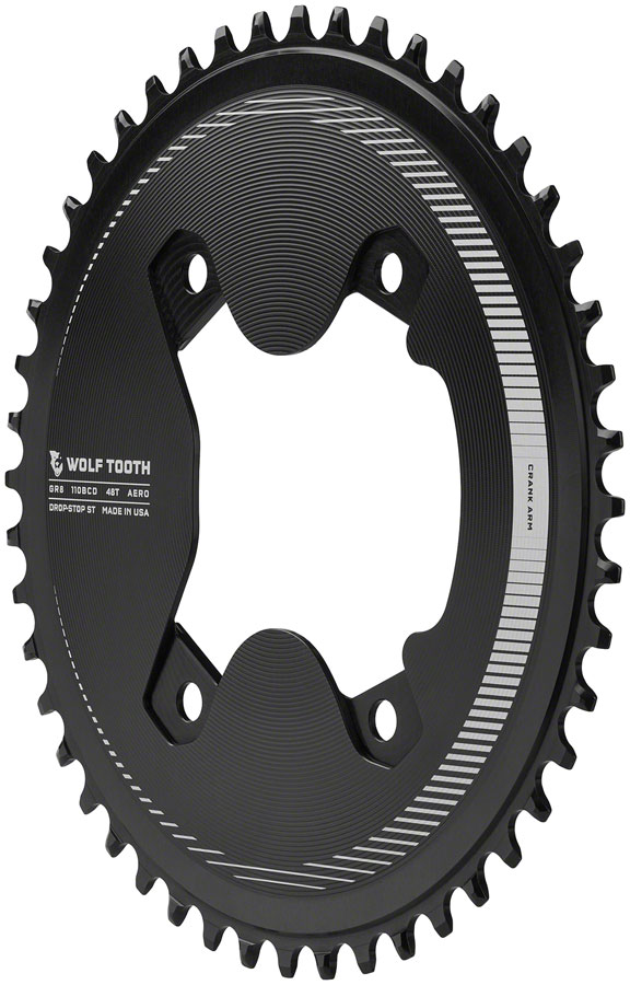 Wolf Tooth Aero 110 Asymmetric BCD Chainring - Shimano GRX 800 - Image 2