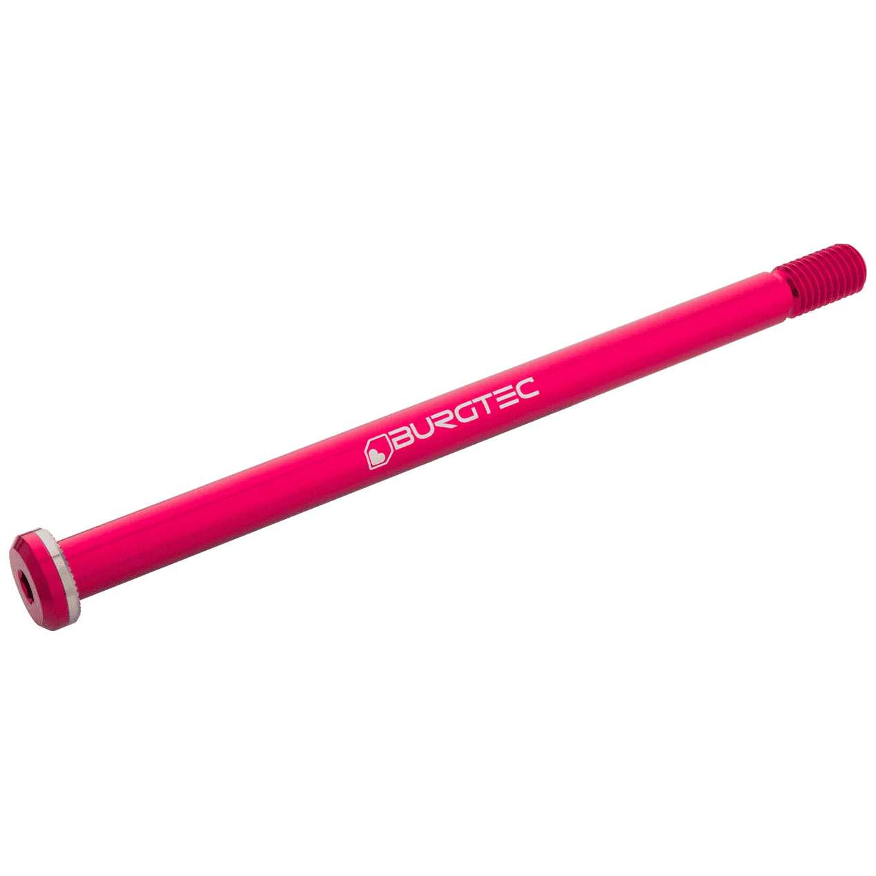 Burgtec 188mm x 12mm 1.75mm Pitch Rear Axle Toxic Barbie Pink