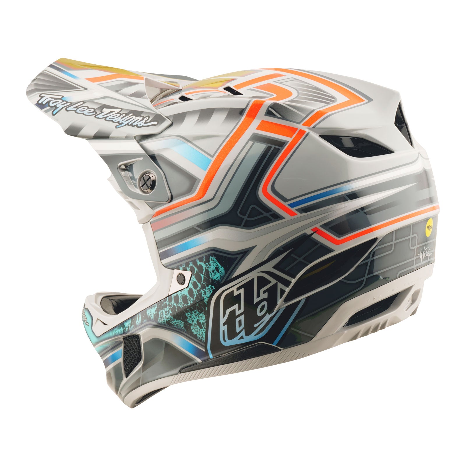 D4 Composite Helmet Lowrider Gray - Image 2