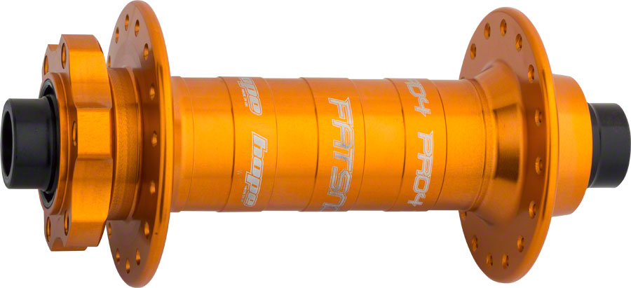 Hope Pro 4 Fatsno Front Hub - 15 x 150mm 6-Bolt Orange 32h