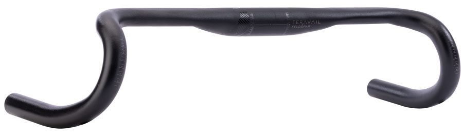 Teravail Feldspar Drop Handlebar - Aluminum 31.8mm 48cm Black
