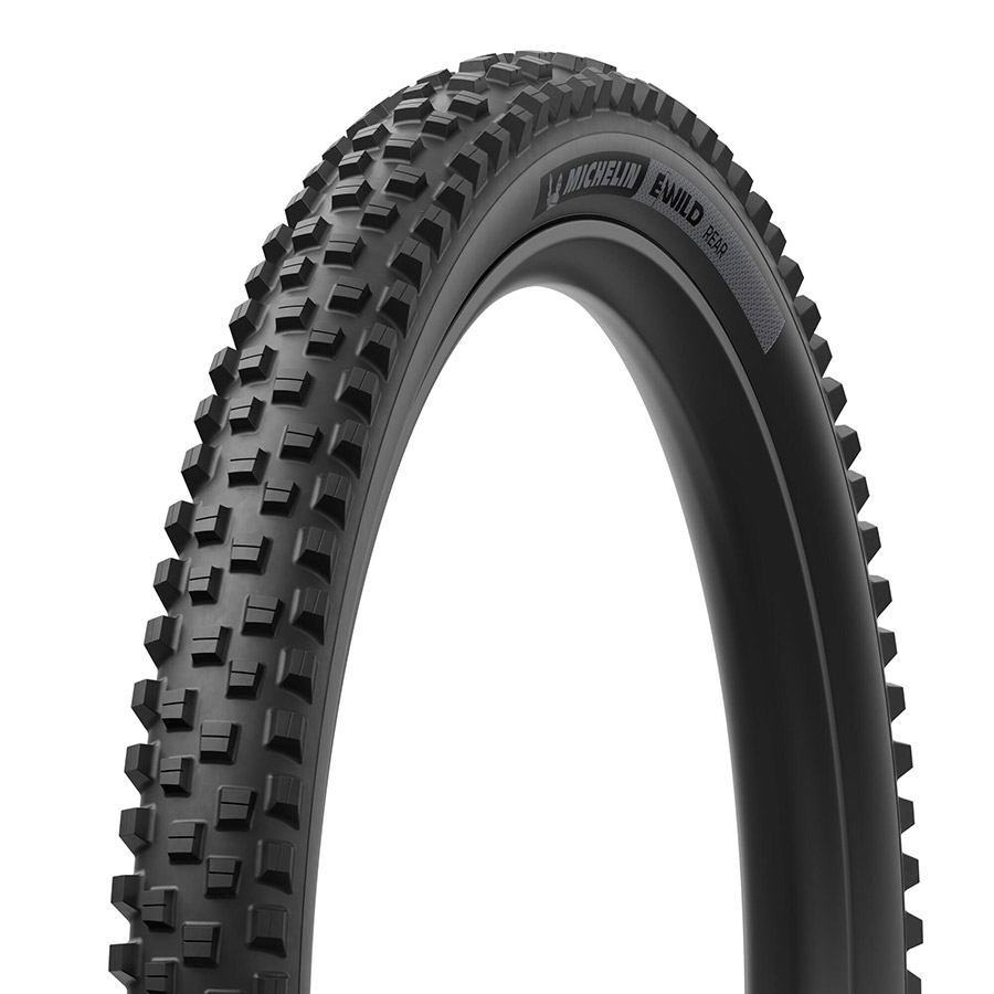 Michelin E-WILD RACING LINE Rear Mountain Tire 27.5"x2.60 Folding Tubeless Ready MAGI-X 4x55 Black