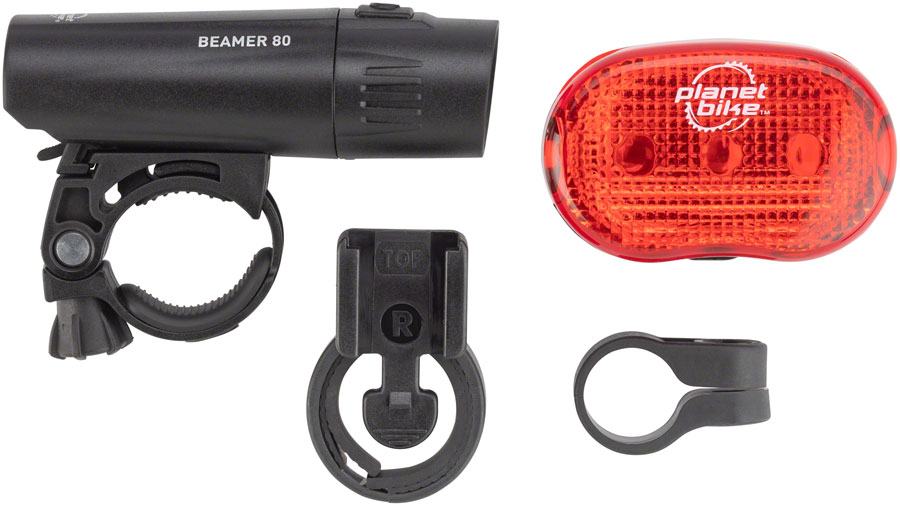 Planet Bike Beamer 80 and Blinky 3 Light Set - Image 2