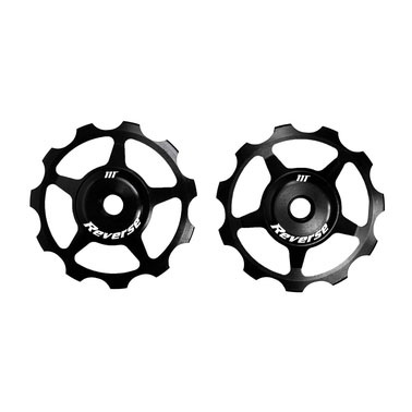 Reverse Aluminum Pulley Set For Colab Chain Tensioner Black Reverse Aluminum Pulley Set For Colab Chain Tensioner Black