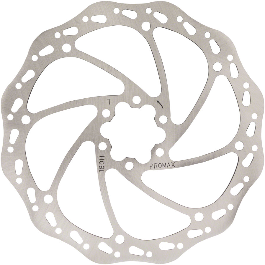 Promax Sport S1 Disc Brake Rotor - 6-Bolt One Piece Silver - Image 6
