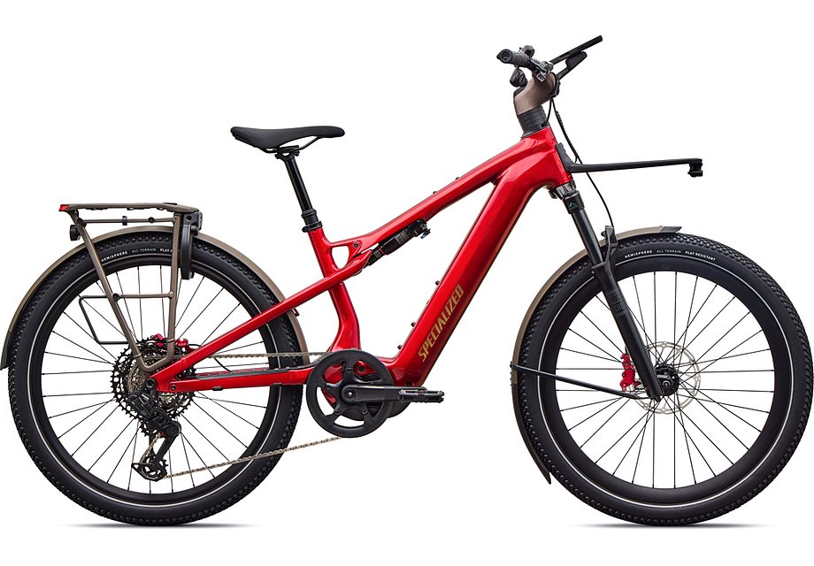 2026 Specialized Vado X 3 6.0 Bike Gloss Ruby Metallic / Gloss Gold Foil Xl