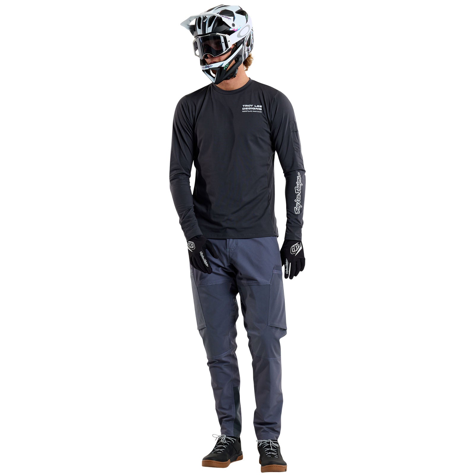 Ruckus Long Sleeve Ride Tee Factory Carbon - Image 6