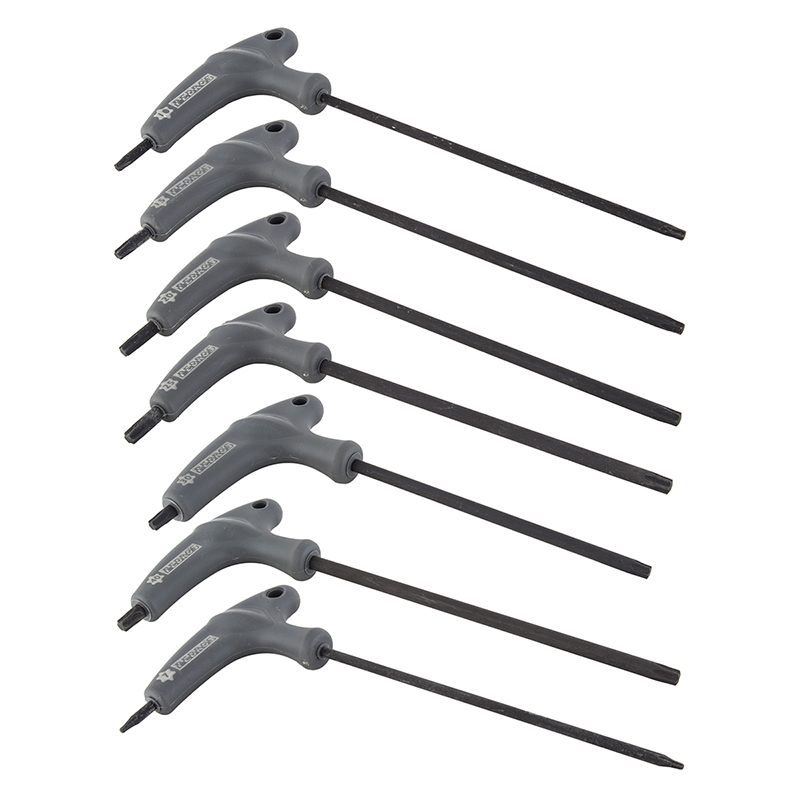 Pedros T-Handle Pro Torx Set Torx Wrench Set 7pc 6451660