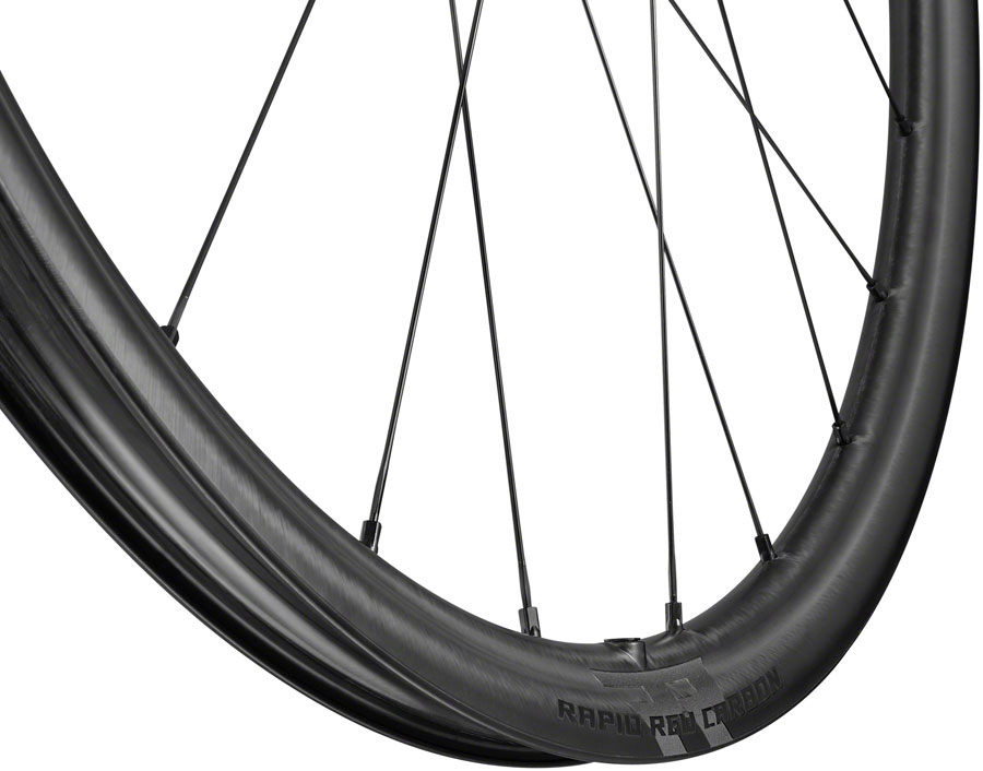 Fulcrum Rapid Red Carbon Rear Wheel - 700c, 12 x 142mm, Center-Lock, Disc, Black - Image 3