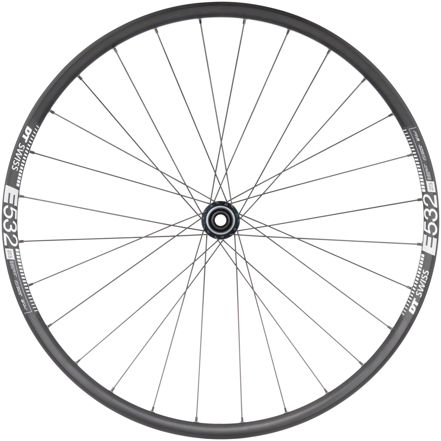Quality Wheels Shimano SLX/DT E532 Front Wheel - 15 x 110mm, Center-Lock, Black - Image 3