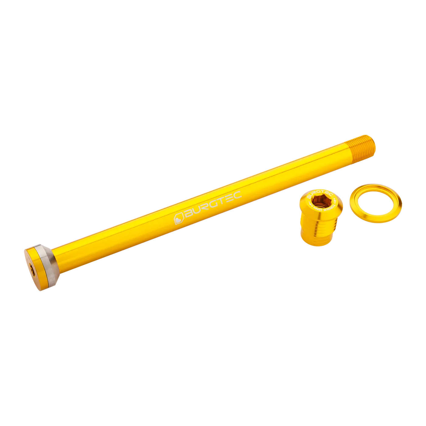 Burgtec Canyon 173mm Rear Axle - Burgtec Bullion Gold