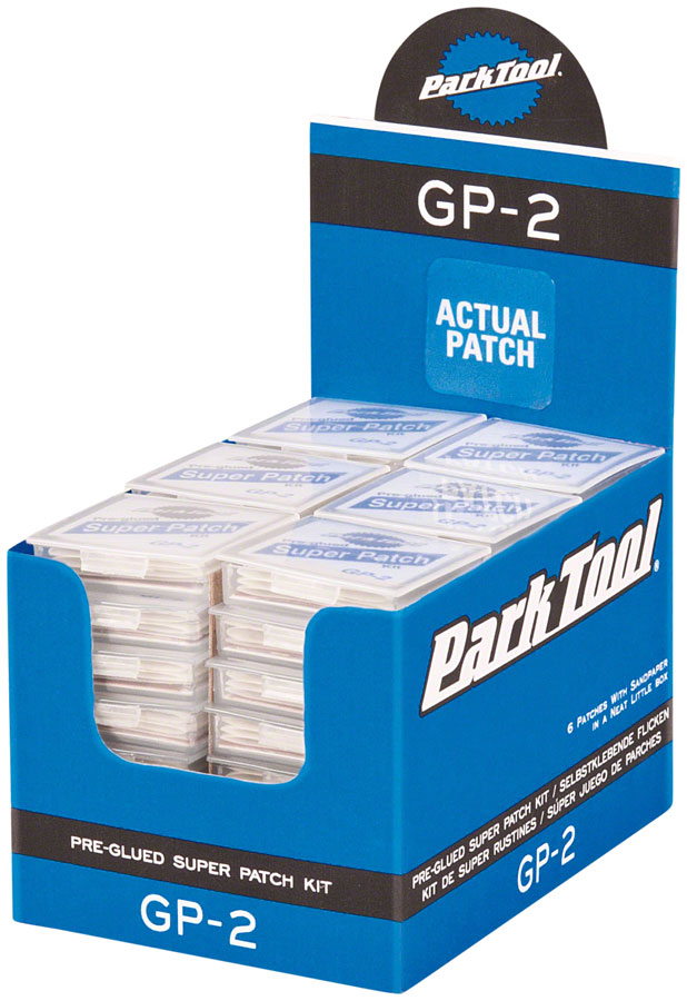 Park Tool Glueless Patch Kit: Display Box with 48 Individual Kits Park Tool Glueless Patch Kit: Display Box with 48 Individual Kits