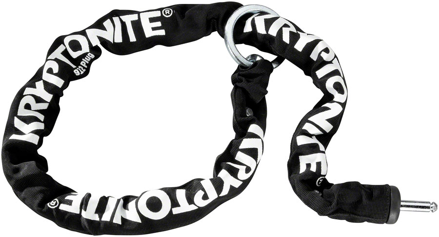 Kryptonite 912 Plug-In Chain Lock - For Ring Lock 9mm 120cm Length Black Kryptonite 912 Plug-In Chain Lock - For Ring Lock 9mm 120cm Length Black