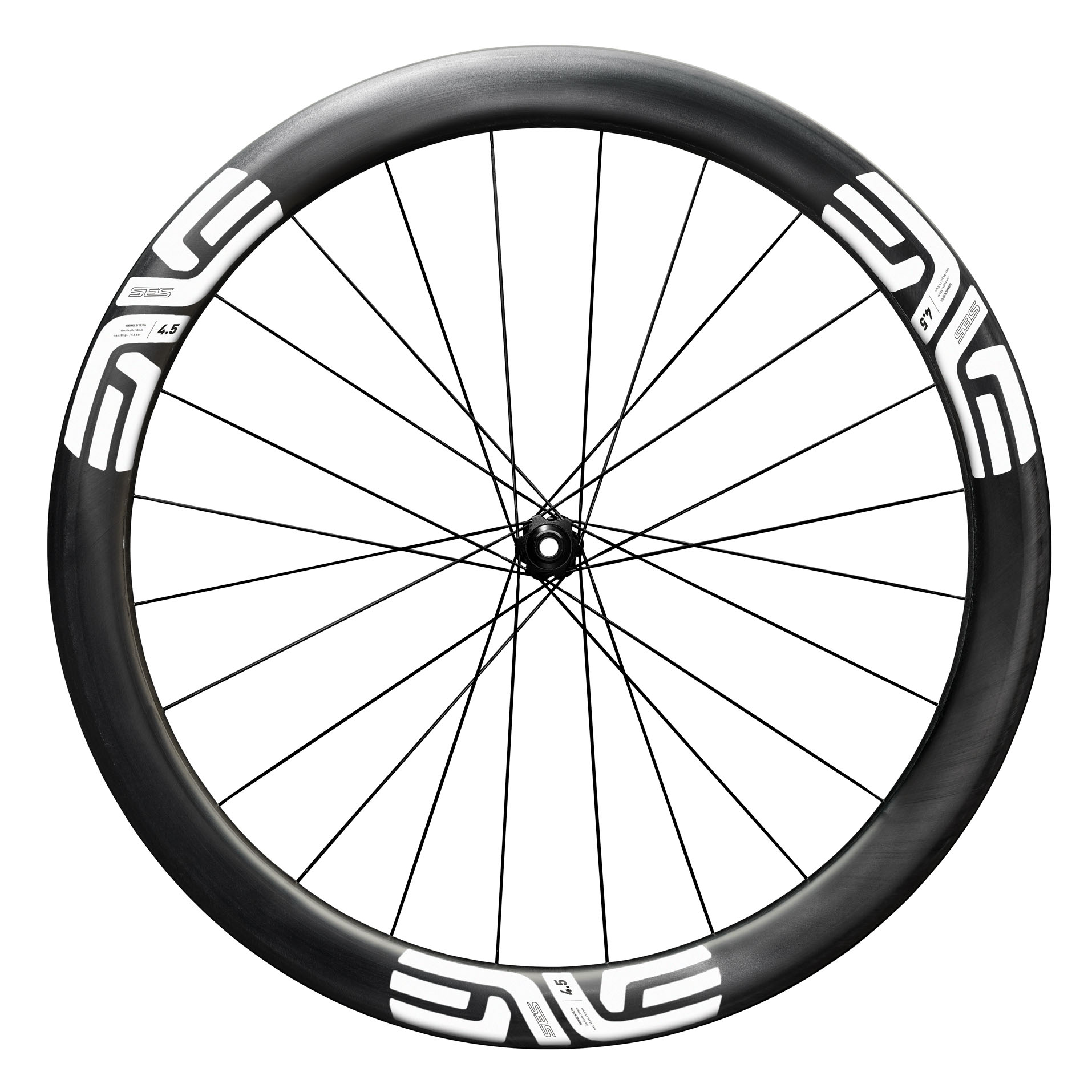 ENVE Composites SES 4.5 Front 700c12x100 CL Black/White