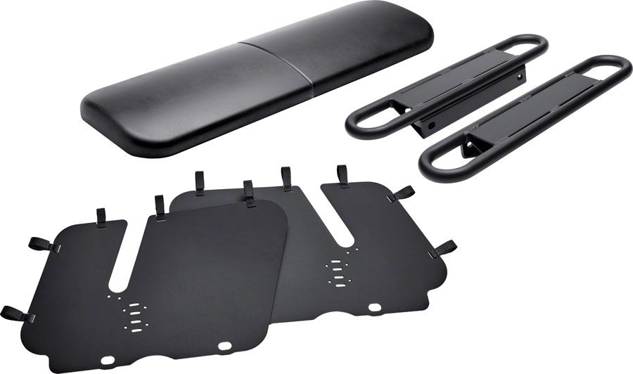 Benno RemiDemi XL Passenger Kit - Seat Pad Mount Rails Wheel Guard Set Black