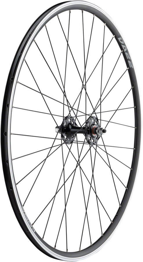 Quality Wheels Value Double Wall Series Track Front Wheel - 700, 9x1 Threaded x 100mm, Rim Brake - Image 5
