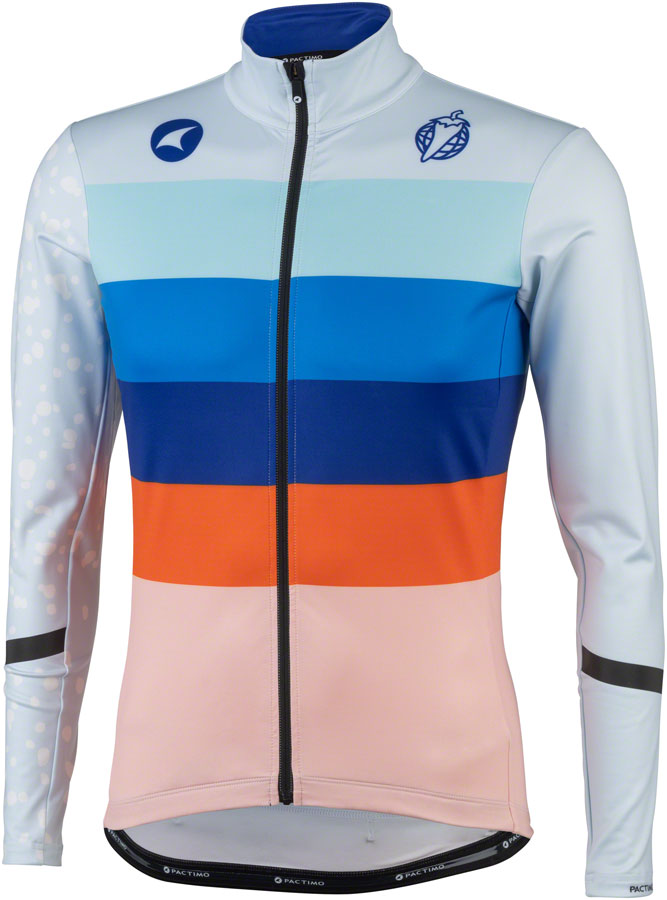 Salsa Arctica Men's Long Sleeve Jersey - Light Blue w/Stripes Small Salsa Arctica Men's Long Sleeve Jersey - Light Blue w/Stripes Small