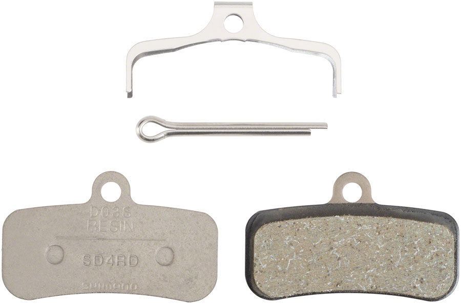 Shimano D03S-RX Disc Brake Pads Springs - Resin Compound, Stainless Steel Backplate variant 2