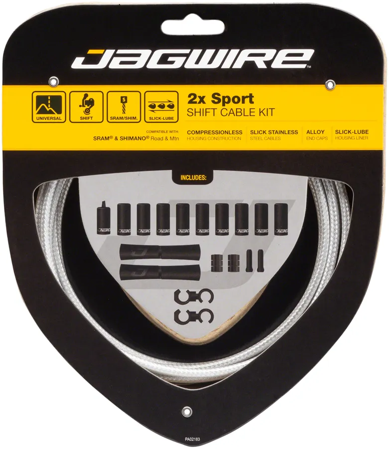 Jagwire 2x Sport Shift Cable Kit - SRAM/Shimano - Image 15