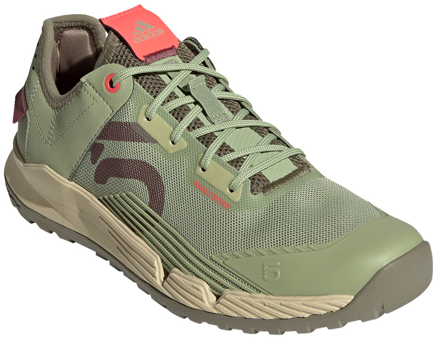 Five Ten Trailcross LT Flat Shoes - Women's, Magic Lime/Quiet Crimson/Orbit Green