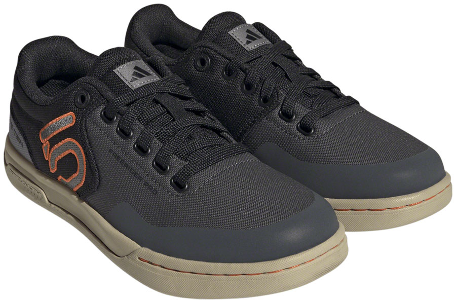 Five Ten Freerider Pro Canvas Flat Shoes - Women's, Gray Six/Gray Four/Impact Orange