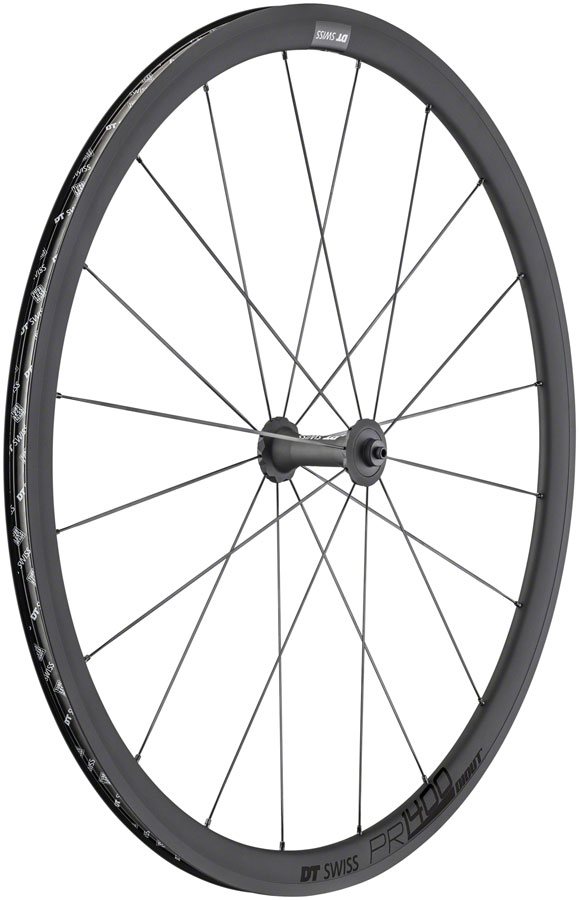 DT Swiss PR 1400 DICUT OXiC Front Wheel - 700 QR x 100mm, Rim Brake variant 2