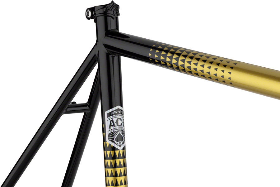 All-City Zig Zag Frameset - 700c, Steel, Golden Leopard - Image 3