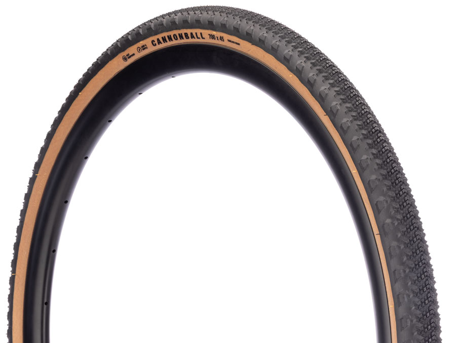 Teravail Cannonball Tire - 700 x 40 Tubeless Folding Tan Durable Fast Compound Teravail Cannonball Tire - 700 x 40 Tubeless Folding Tan Durable Fast Compound