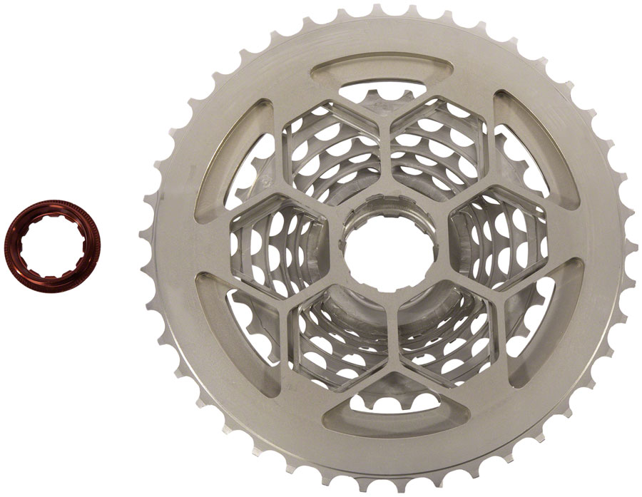 Prestacycle UniBlock PRO Gravel Cassette - 11-Speed For HG 11 Freehub 11-40 Silver - Image 2