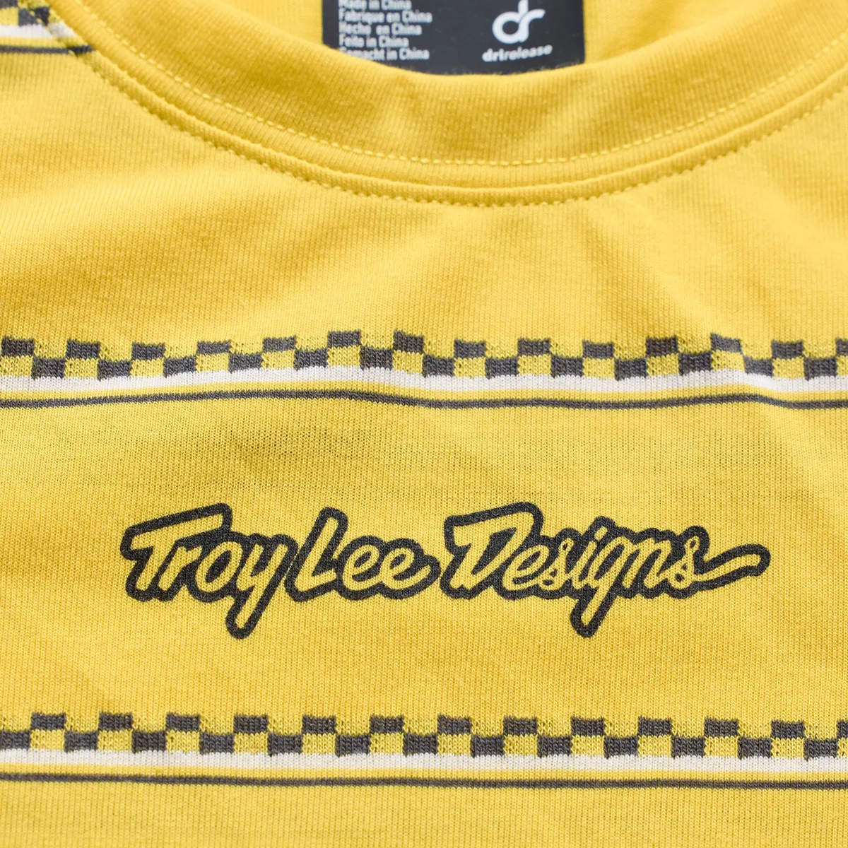Womens Lilium Ride SS Tee Checked Out Butter - Image 3