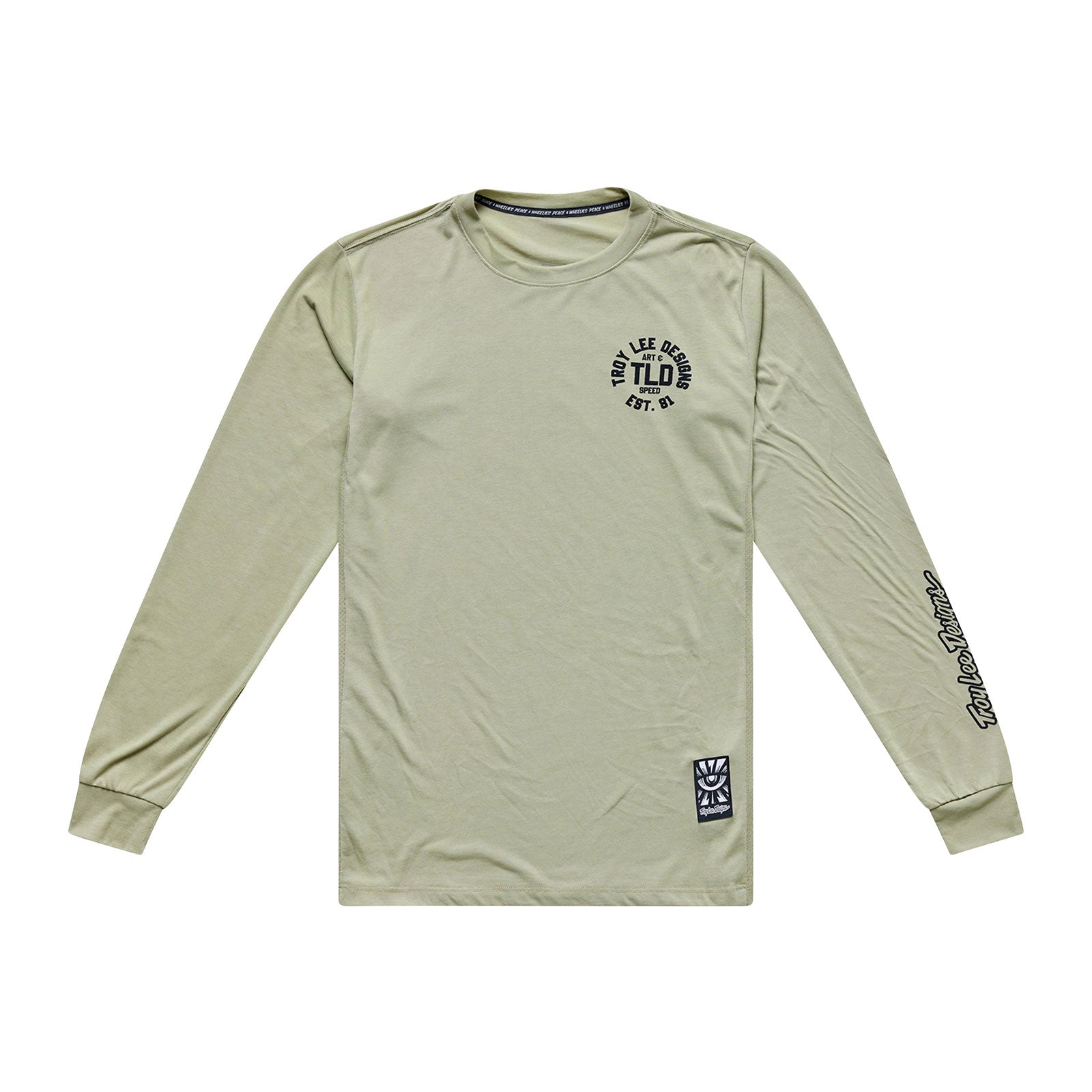 Skyline Ride LS Tee Stamps Sage Skyline Ride LS Tee Stamps Sage