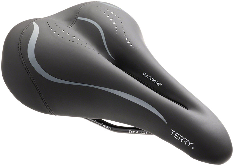 Terry Liberator X Gel Saddle - Steel, Black, Women's Terry Liberator X Gel Saddle - Steel, Black, Women's