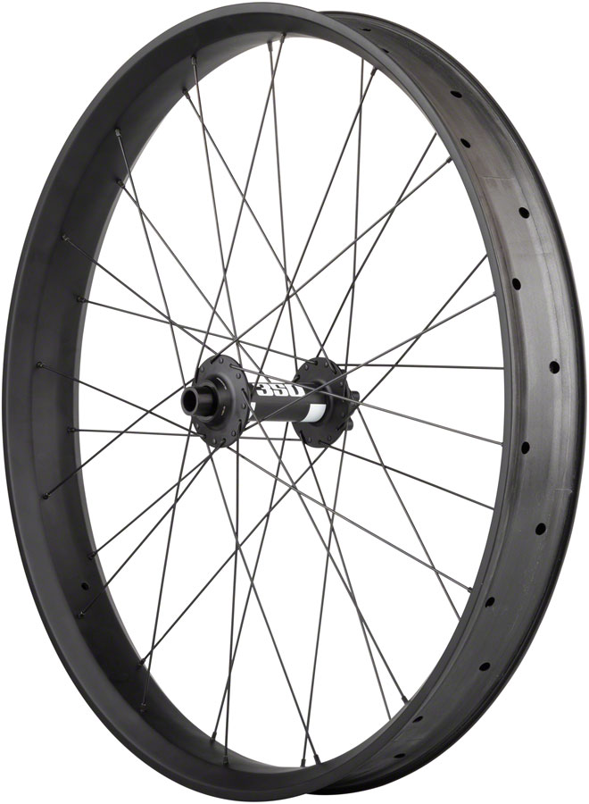 Quality Wheels Alex CF-1 Carbon Front Wheel - 26" Fat 15 x 150mm 6-Bolt variant 2